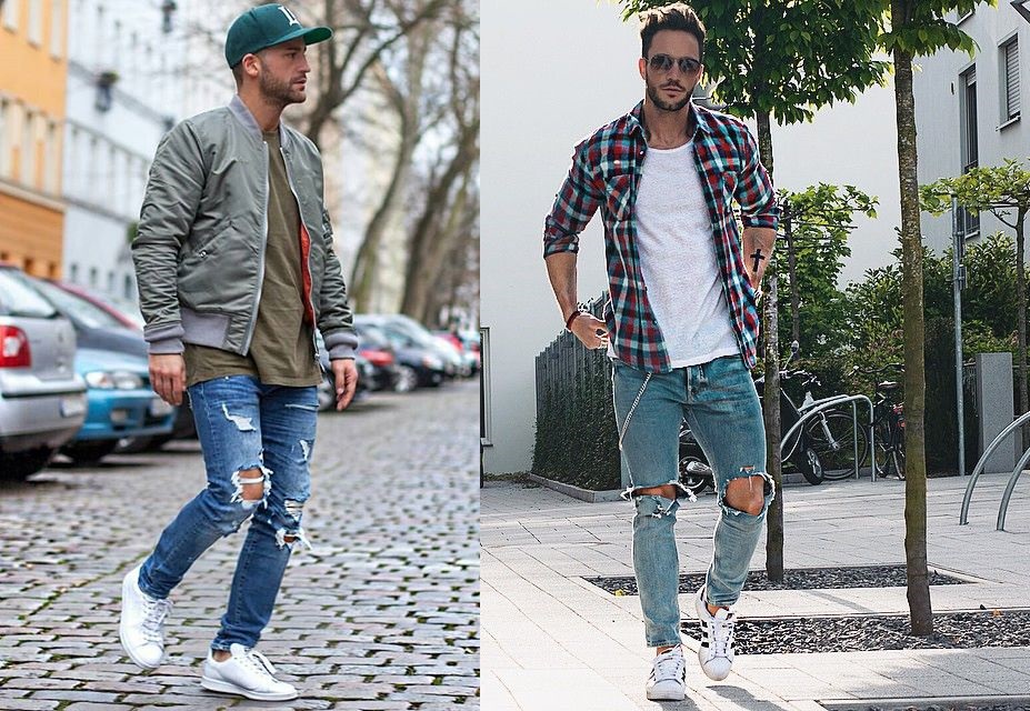 ripped jeans mens fashion