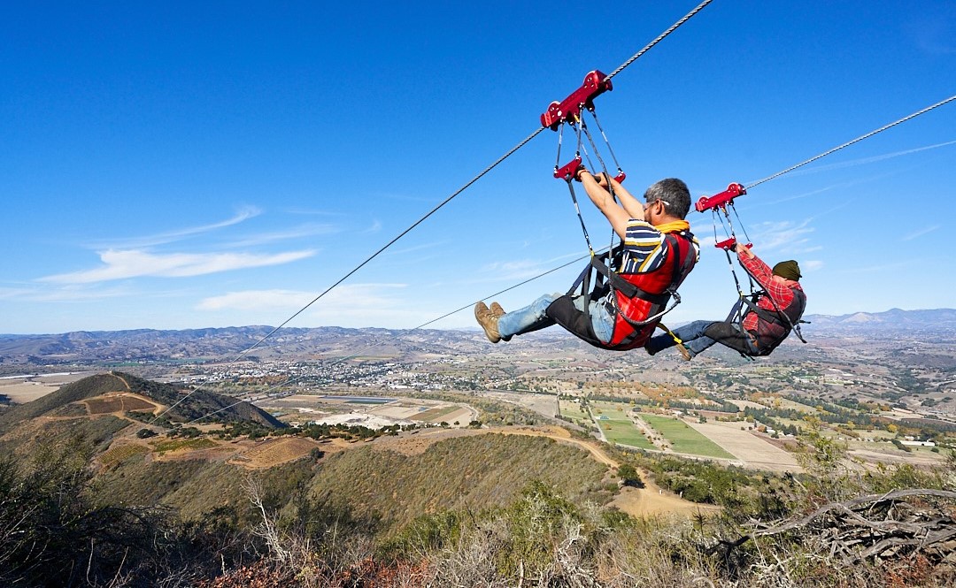 California ziplining Santa Barbara