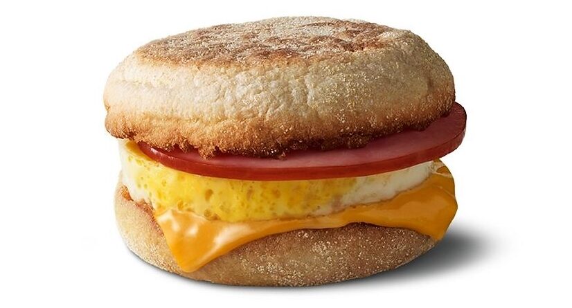 healthiest breakfast sandwich Egg McMuffin