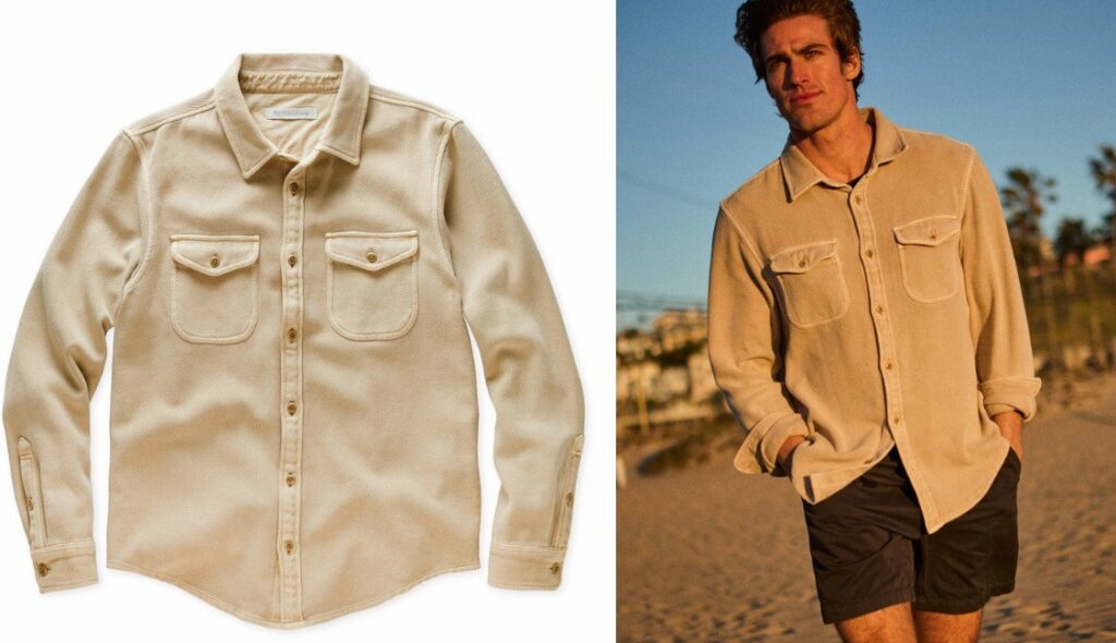 gift ideas for outdoors men - outerknown shirt